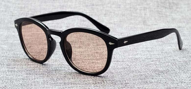 Celebrity Johnny Depp Transparent Oval Sunglasses For Men -FunkyTradition - FunkyTradition