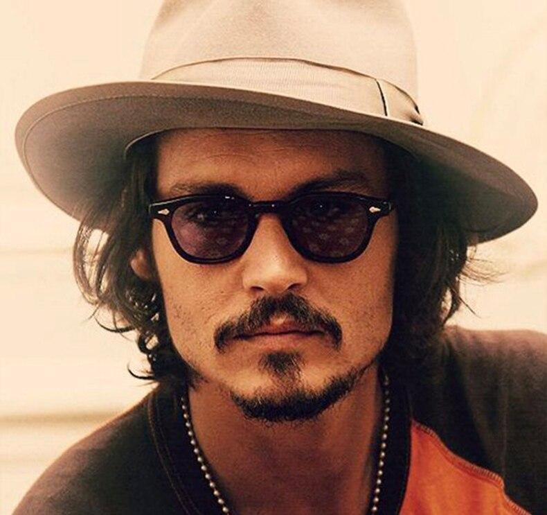 Celebrity Johnny Depp Transparent Oval Sunglasses For Men -FunkyTradition - FunkyTradition
