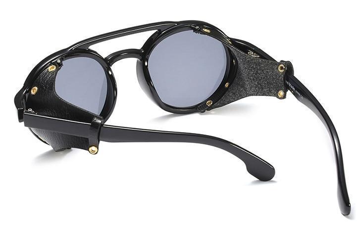 Celebrity Steampunk Round Cap Sunglasses For Men And Women -FunkyTradition - FunkyTradition