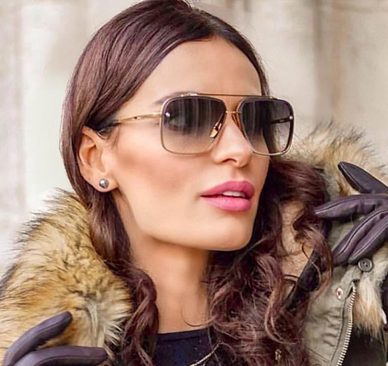 Classic Mach Six Style Gradient Sunglasses For Men And Women-FunkyTradition - FunkyTradition