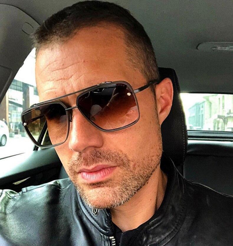 Classic Mach Six Style Gradient Sunglasses For Men And Women-FunkyTradition - FunkyTradition