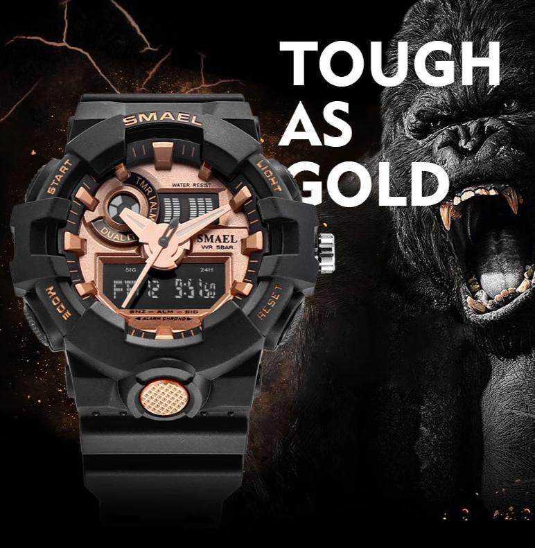 Classic Round Vintage Sports Watches For Men And Women-FunkyTradition - FunkyTradition