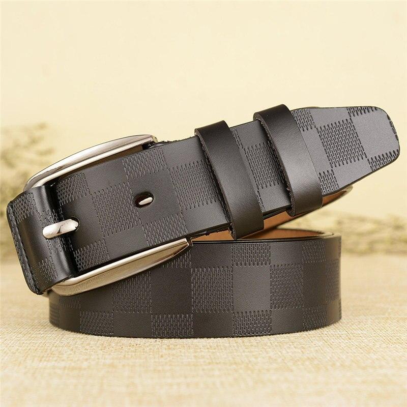 Classic Square Checks Pattern Belt For Men-FunkyTradition - FunkyTradition