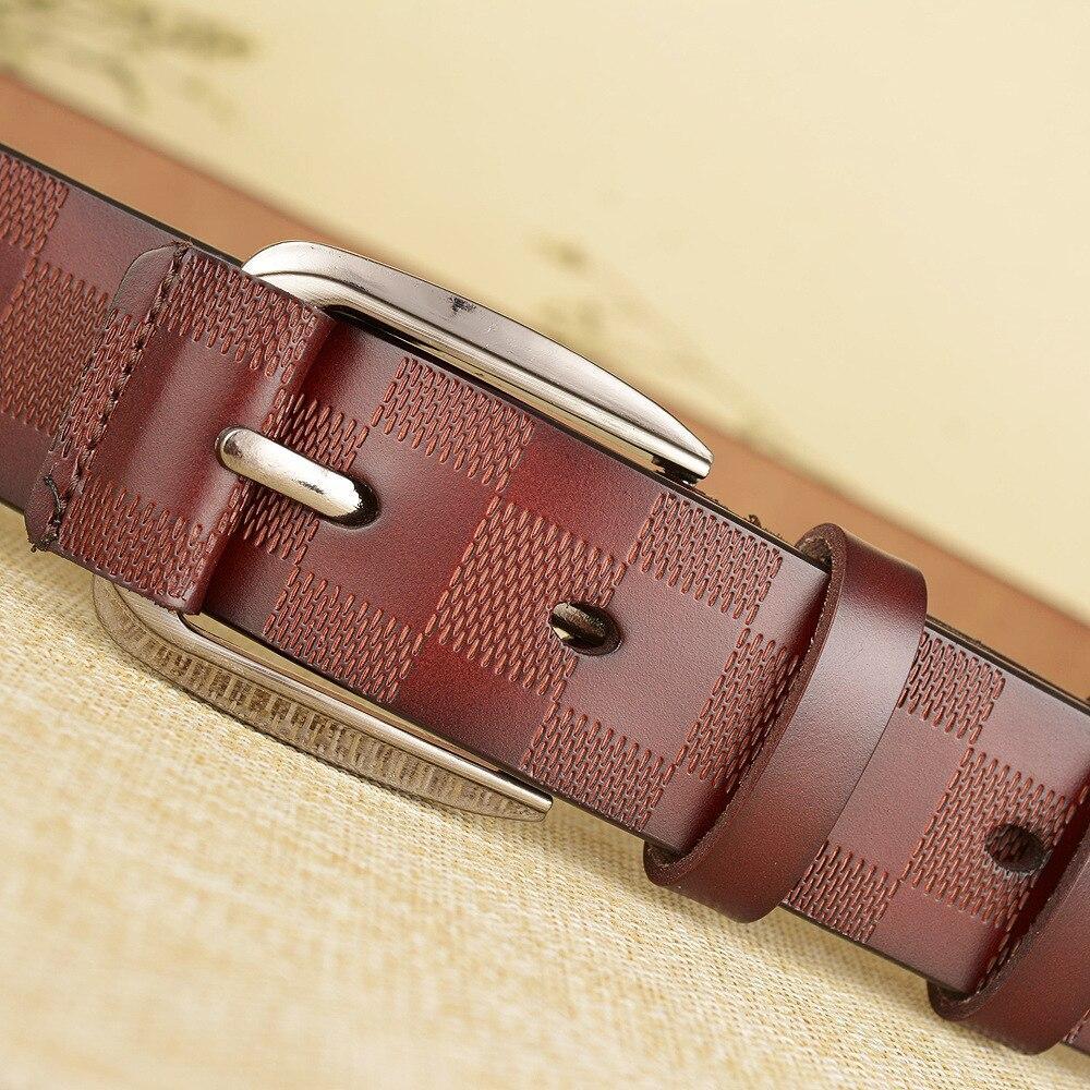 Classic Square Checks Pattern Belt For Men-FunkyTradition - FunkyTradition