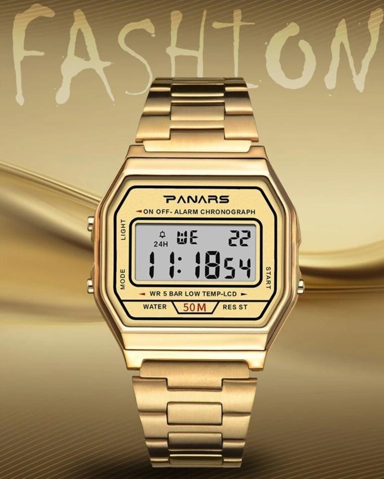 Classic Vintage Square Digital Sports watches For Men And Women-FunkyTradition - FunkyTradition