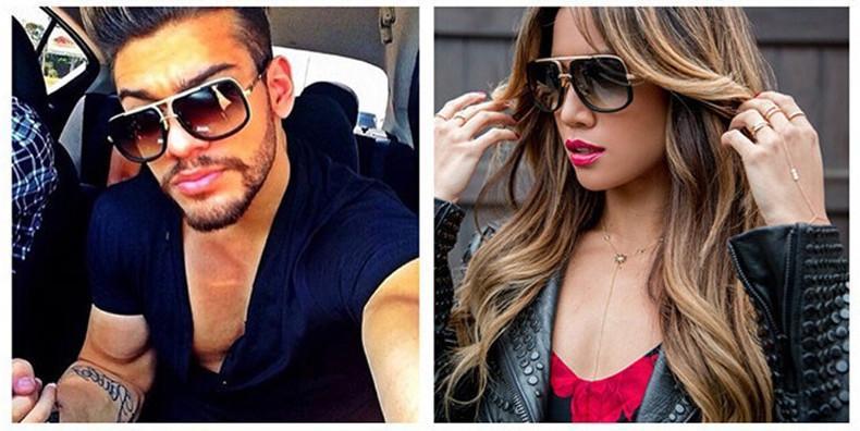 Classic Vintage Square Retro Sunglasses For Men And Women-FunkyTradition - FunkyTradition