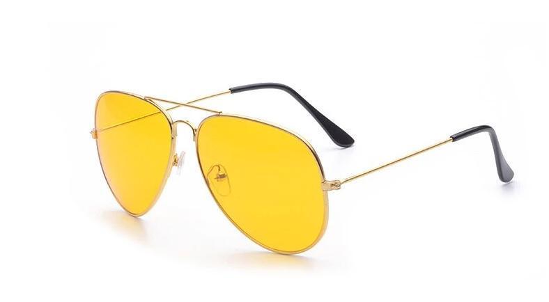 Classic Yellow Candy Aviator Sunglasses For Men And Women-FunkyTradition - FunkyTradition