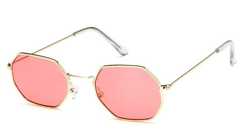 Classy Vintage Polygon Clear Lens Sunglasses For Men And Women -FunkyTradition - FunkyTradition