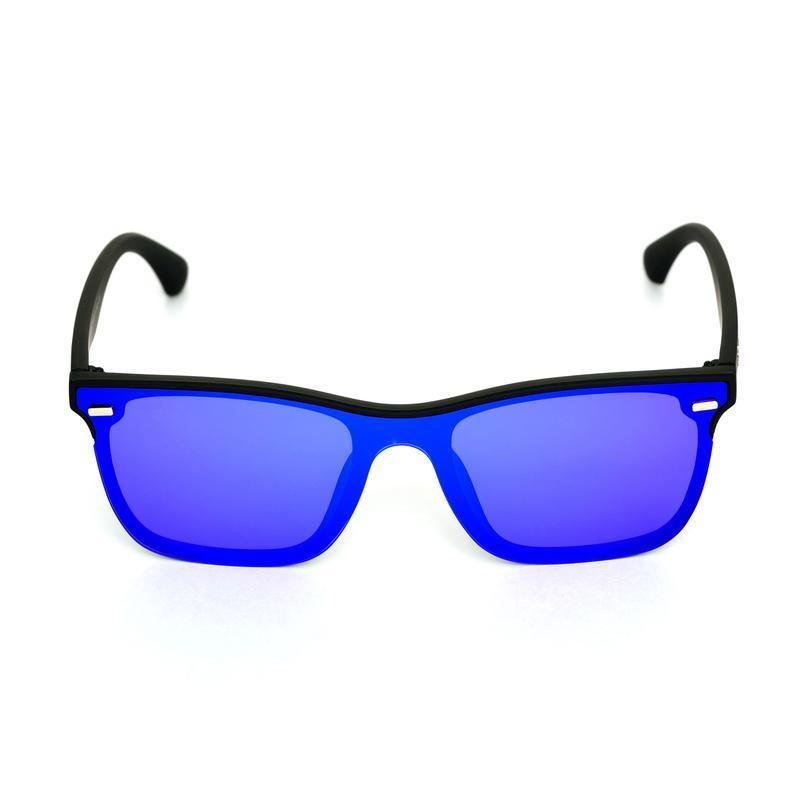 Classy Way Oval Blue And Black Sunglasses For Men And Women-FunkyTradition - FunkyTradition