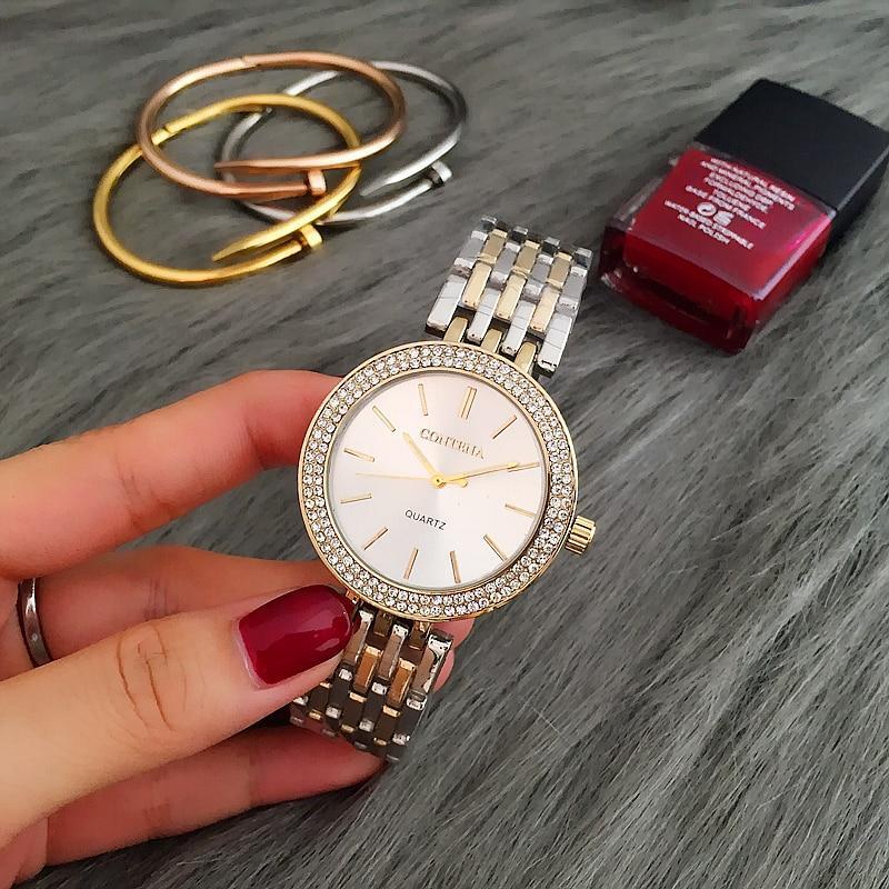 CONTENA Fashion Luxury Silver Stainless Steel Women Watch-FunkyTradition - FunkyTradition