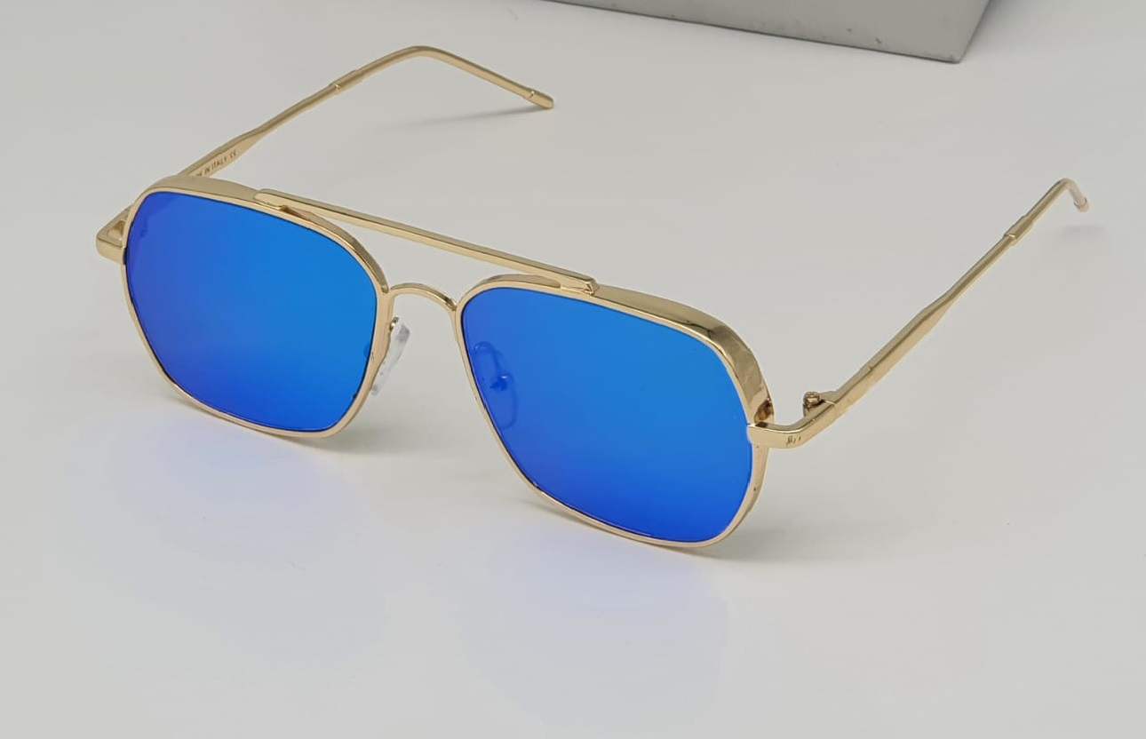 Virat Kohli Stylish Square Metal Frame Sunglasses For Men And Women-FunkyTradition