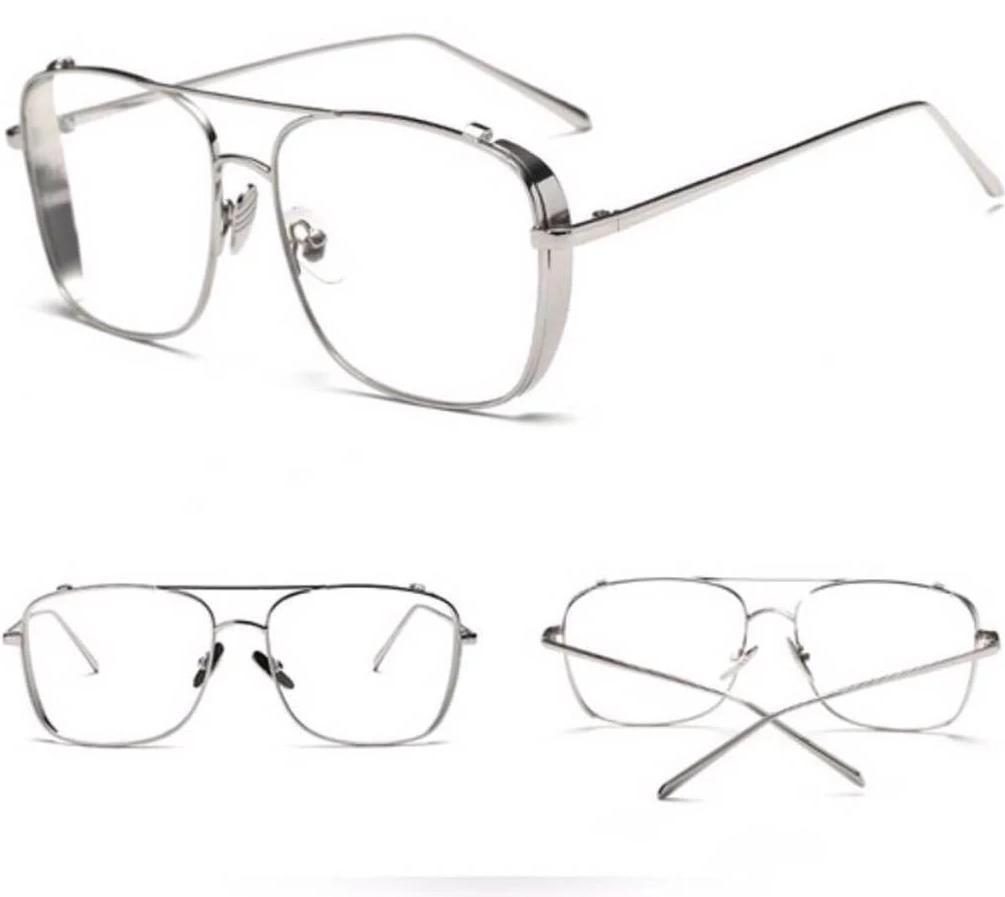 Stylish War Movie Square Vintage Sunglasses For Men-FunkyTradition