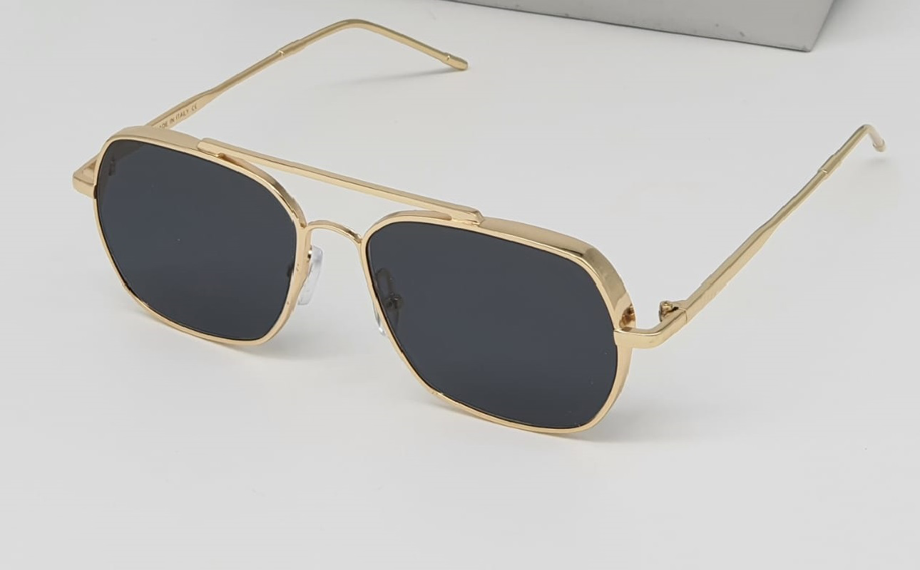 Virat Kohli Stylish Square Metal Frame Sunglasses For Men And Women-FunkyTradition