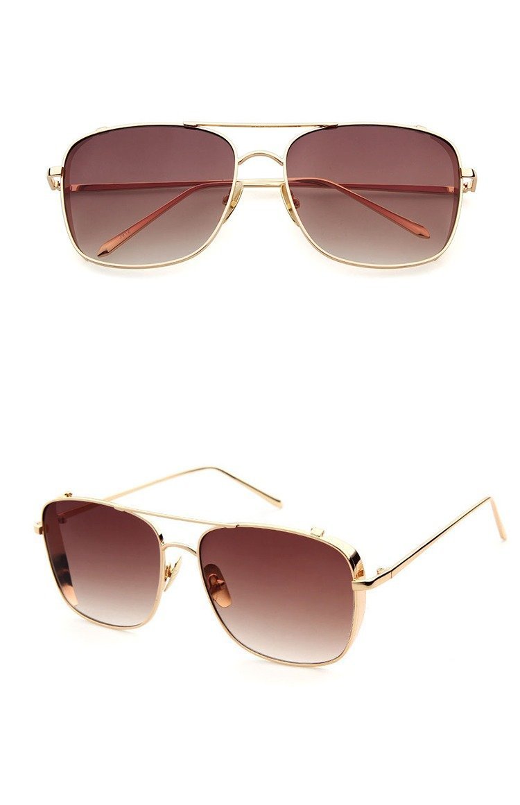 Designer Square Retro Reflected Mirror Sunglasses For Men And Women-FunkyTradition - FunkyTradition