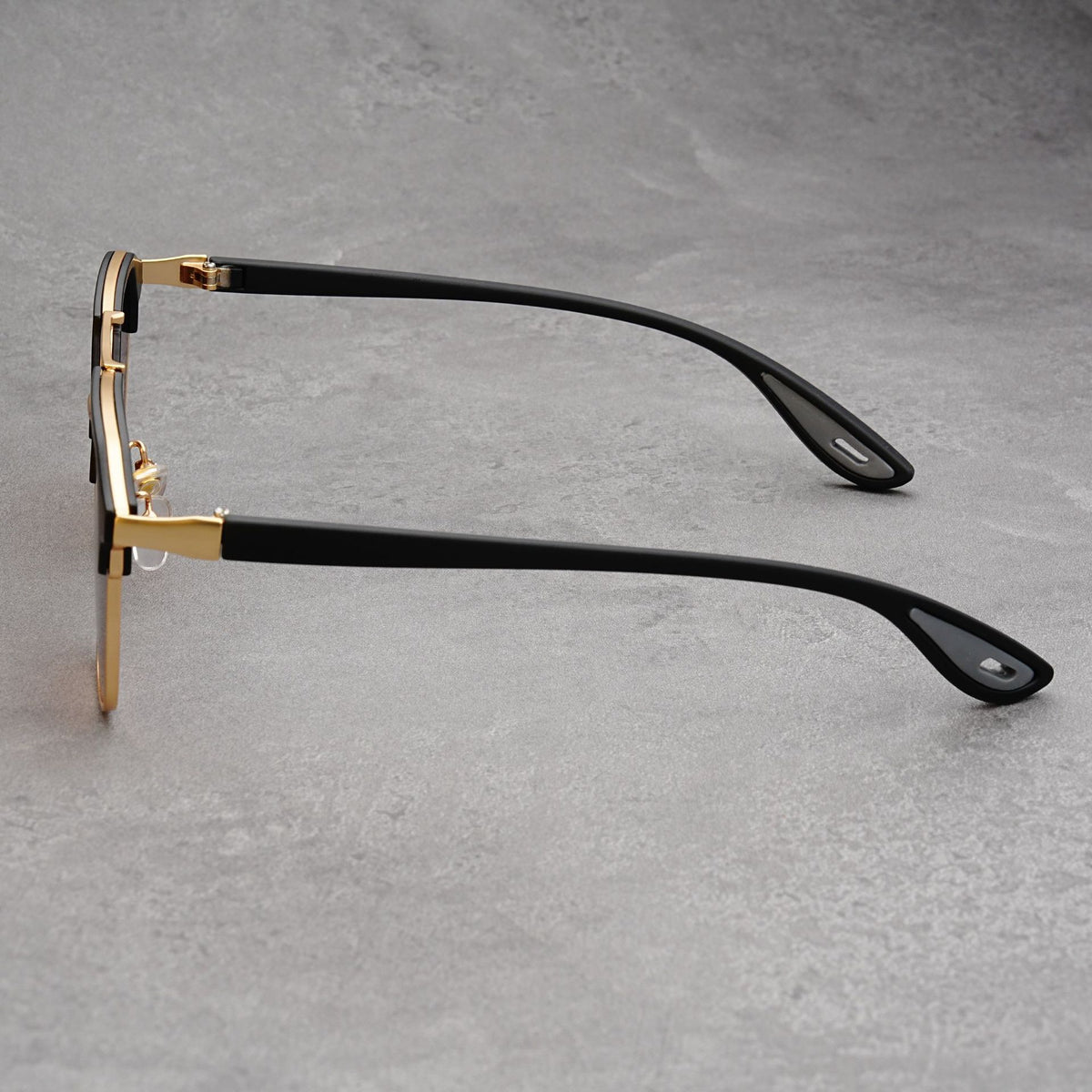 FunkyTradition Vintage Square Sunglasses for Men & Women – Retro Double Bridge Gradient Shades | TR90 Frame, UV400 Protection