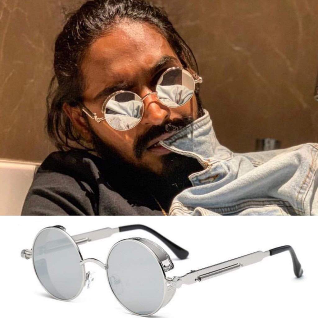 Emiway Bantai Round Vintage Sunglasses For Men And Women-FunkyTradition - FunkyTradition