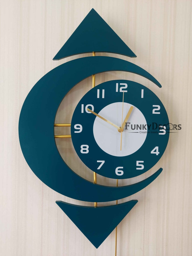 European Style Nordic Silent Movement Pendulum Wall Clock- Funkytradition Clocks