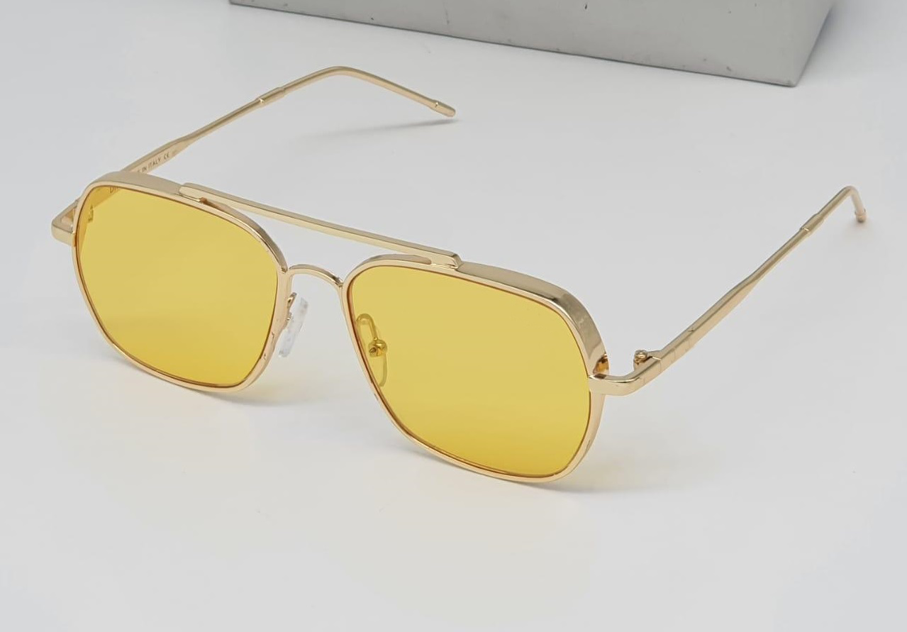 Virat Kohli Stylish Square Metal Frame Sunglasses For Men And Women-FunkyTradition