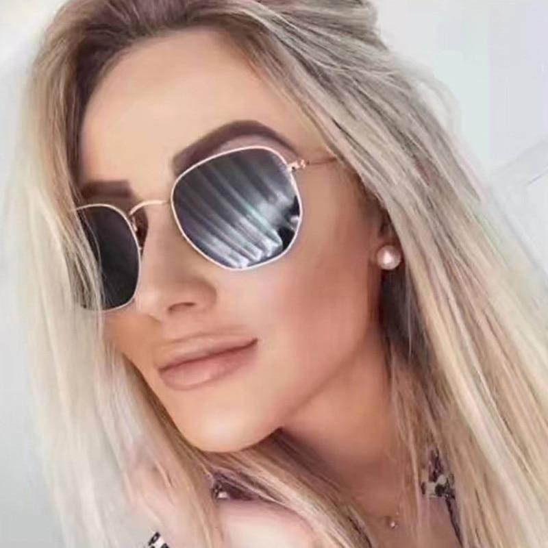 Fashionable Mirror Square Sunglasses For Men And Women-FunkyTradition - FunkyTradition