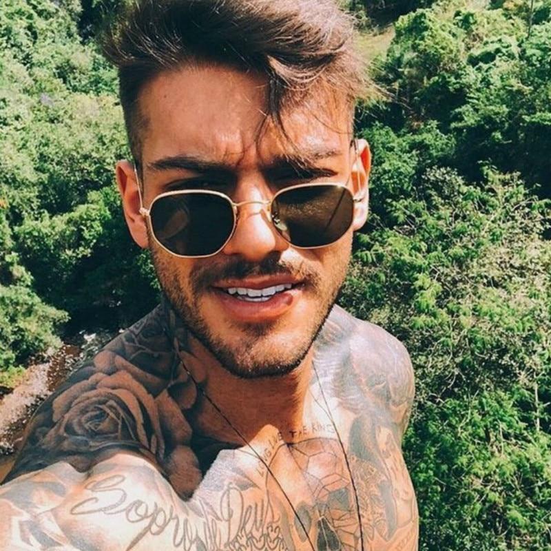 Fashionable Mirror Square Sunglasses For Men And Women-FunkyTradition - FunkyTradition