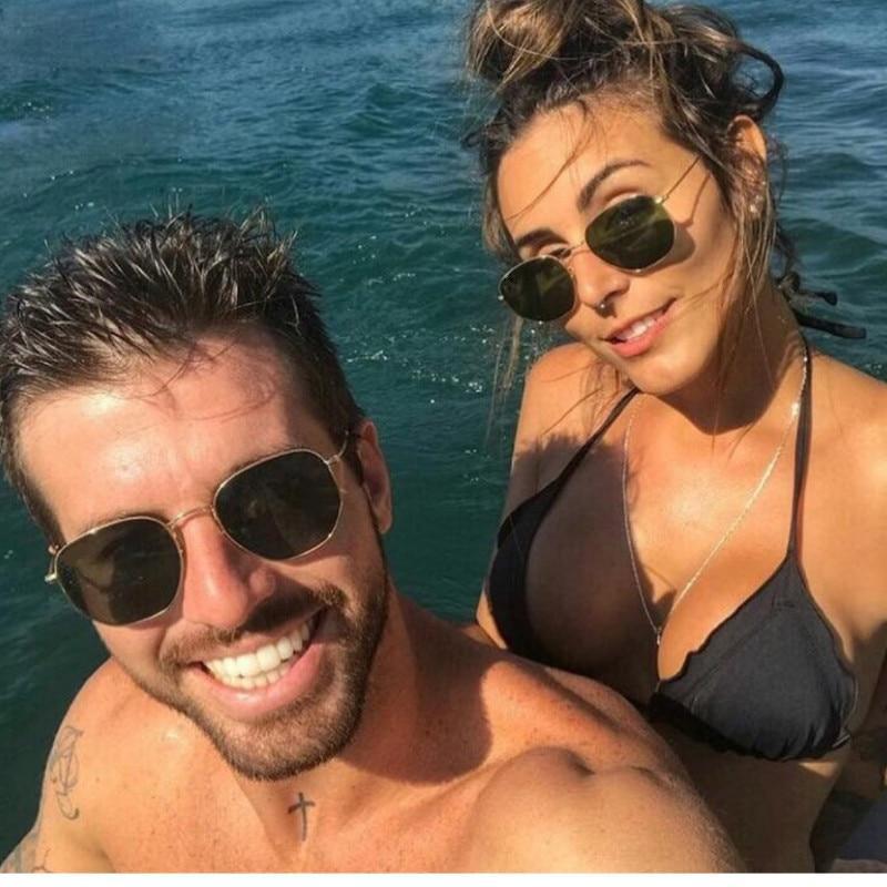 Fashionable Mirror Square Sunglasses For Men And Women-FunkyTradition - FunkyTradition