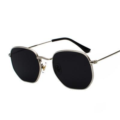Fashionable Mirror Square Sunglasses For Men And Women-FunkyTradition - FunkyTradition