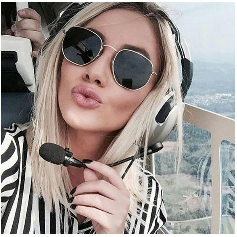 Fashionable Mirror Square Sunglasses For Men And Women-FunkyTradition - FunkyTradition