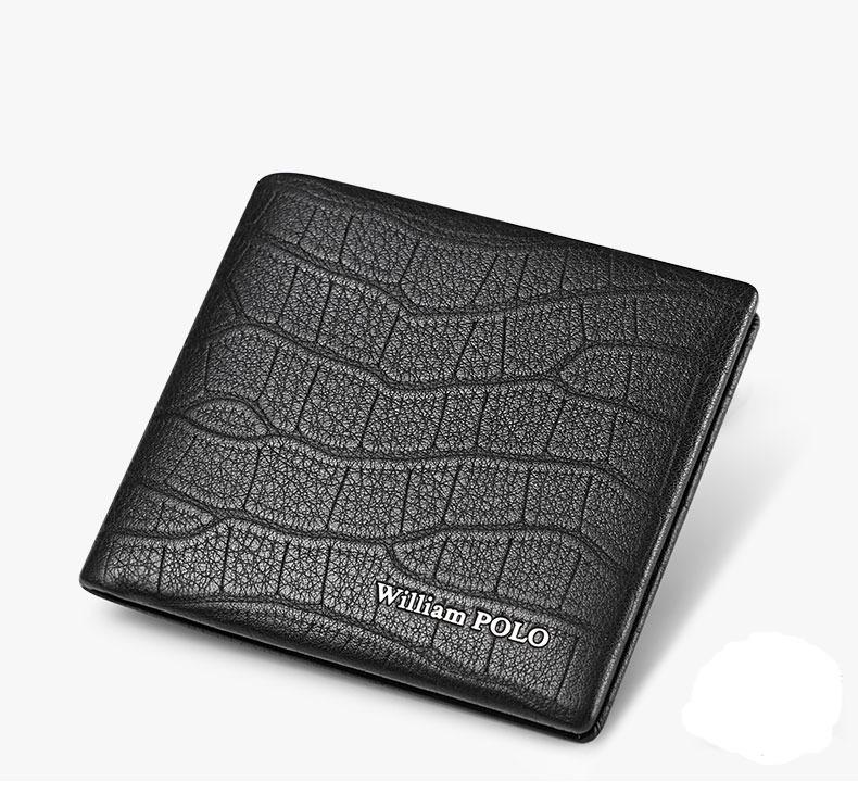 Stylish Genuine Leather Crocodile Bifold purse For Men-FunkyTradition