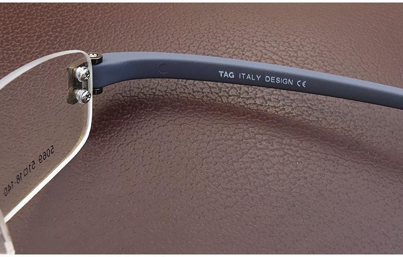 Frameless Eye Glasses Frames Elastic Mirror legs For Men And Women- FunkyTradition - FunkyTradition