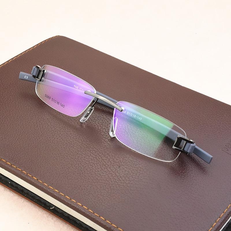 Frameless Eye Glasses Frames Elastic Mirror legs For Men And Women- FunkyTradition - FunkyTradition