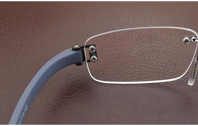 Frameless Eye Glasses Frames Elastic Mirror legs For Men And Women- FunkyTradition - FunkyTradition