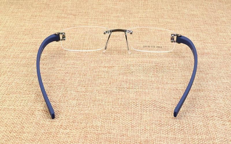 Frameless Eye Glasses Frames Elastic Mirror legs For Men And Women- FunkyTradition - FunkyTradition