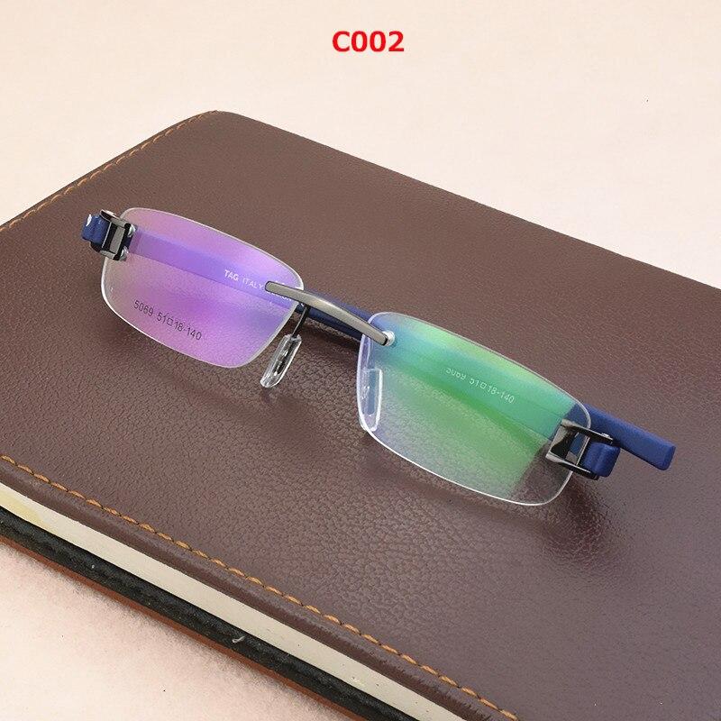 Frameless Eye Glasses Frames Elastic Mirror legs For Men And Women- FunkyTradition - FunkyTradition