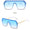 Funky Celebrity Oversized Square Sunglasses-FunkyTradition - FunkyTradition