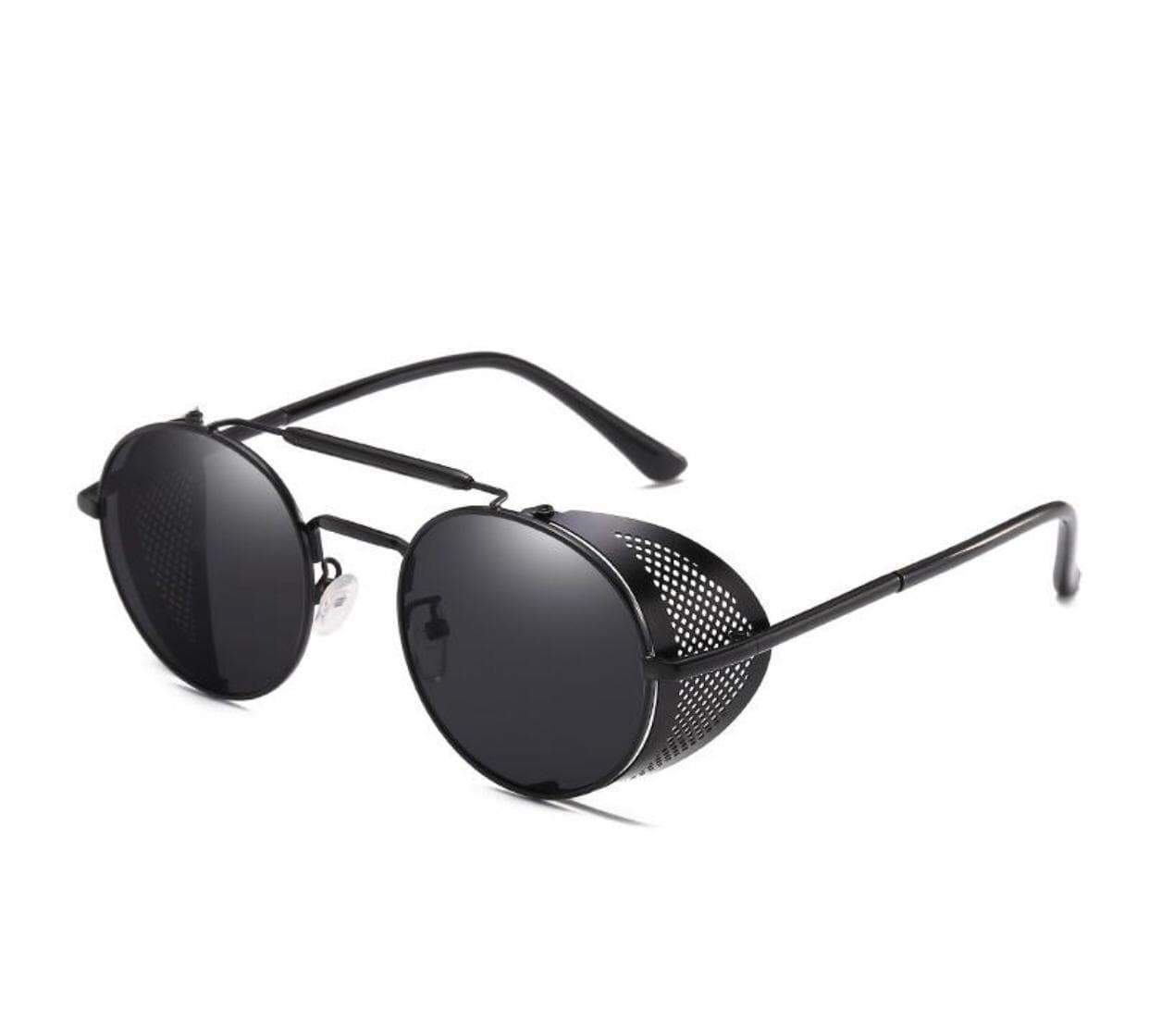 Funky Round Side Cap Sunglasses-FunkyTradition - FunkyTradition