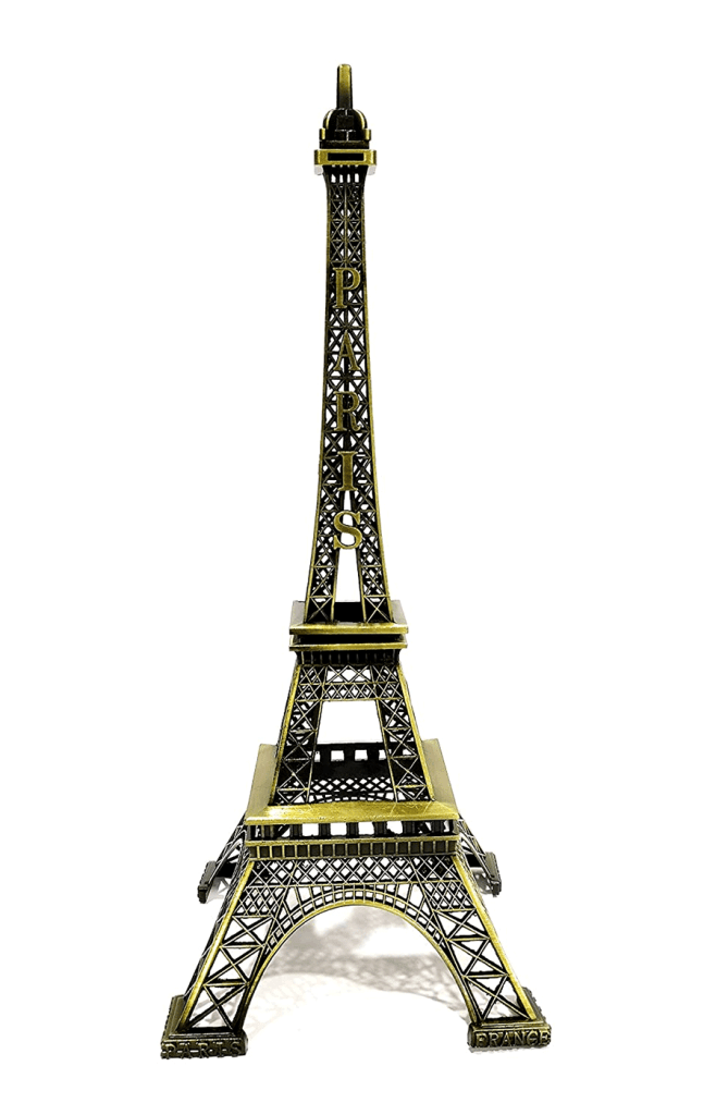 FunkyTradition 13 Cm Tall Eiffel Tower Statue Metal Showpiece | Birthday And Home Office Decor 5