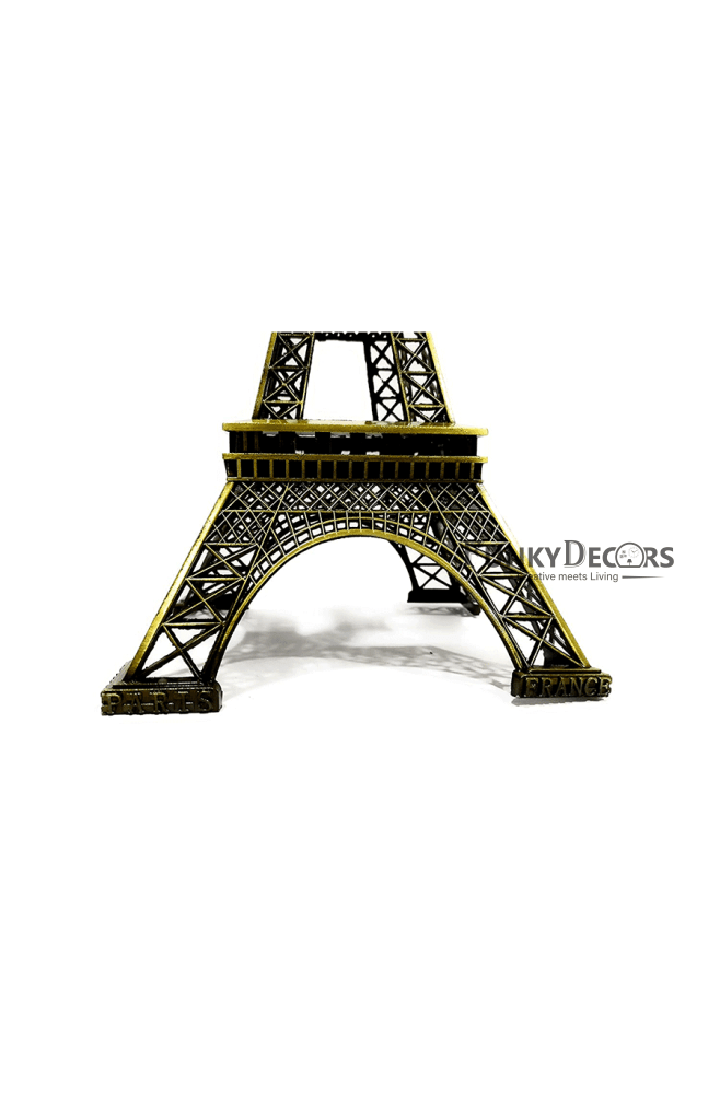 FunkyTradition 23 Cm Tall Eiffel Tower Statue Metal Showpiece | Birthday Anniversary Gift And Home