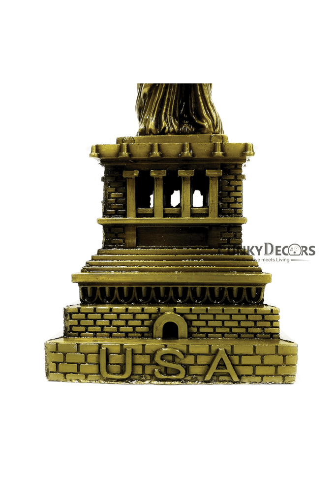 FunkyTradition 25 Cm Tall Statue Of Liberty New York City Showpiece For Home Office Decor And