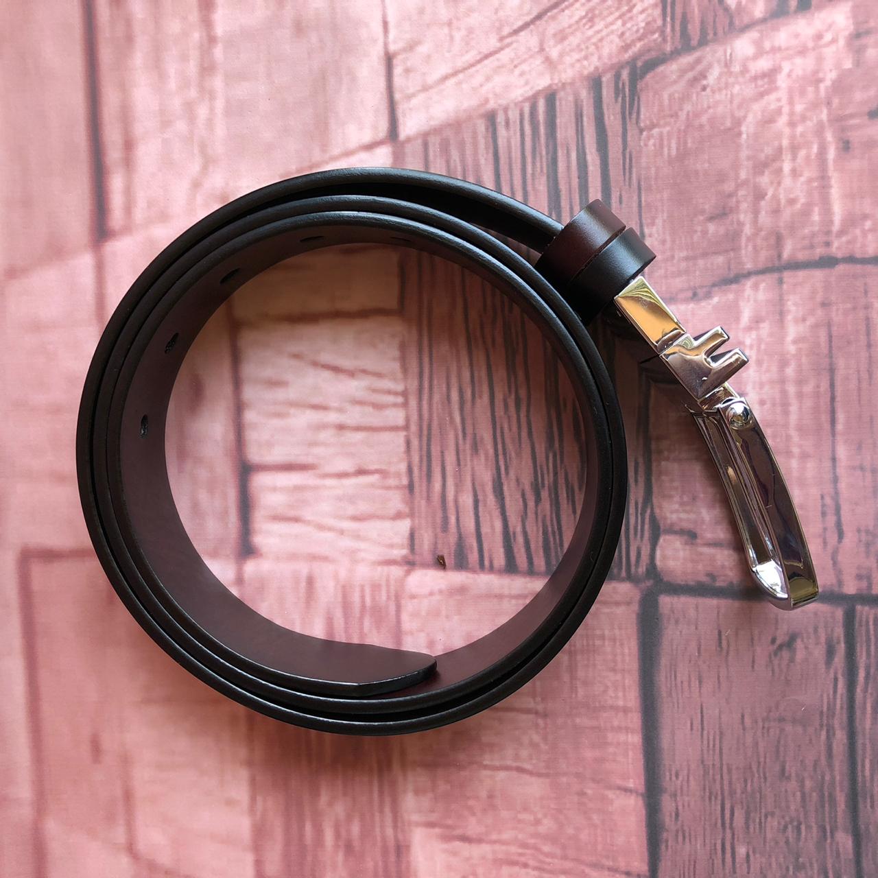 FunkyTradition Black and Brown Reversible Mens Leather Belts - FunkyTradition