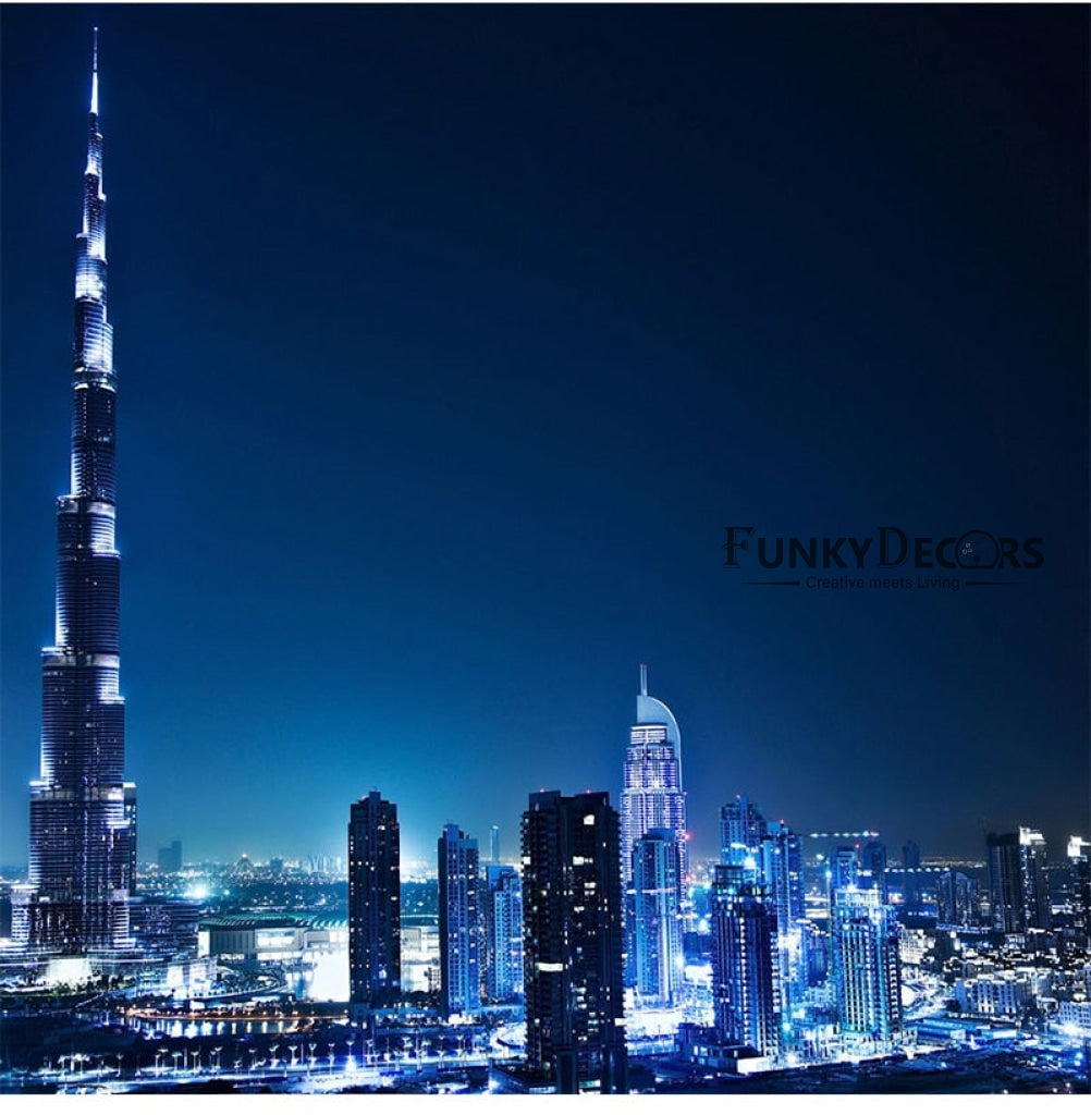 FunkyTradition Burj Khalifa Tallest Building Tower Collectible Statue Metal Showpiece Figurines
