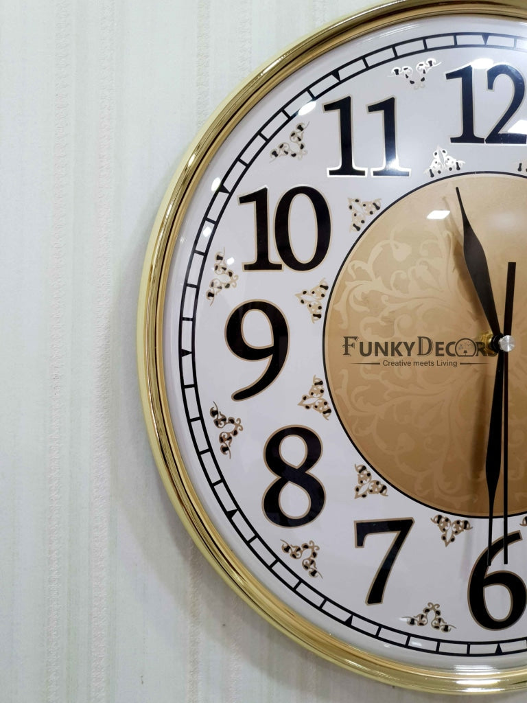 Funkytradition Designer Wall Clock Watch Decor For Home Office And Gifts 36 Cm Tall Clocks