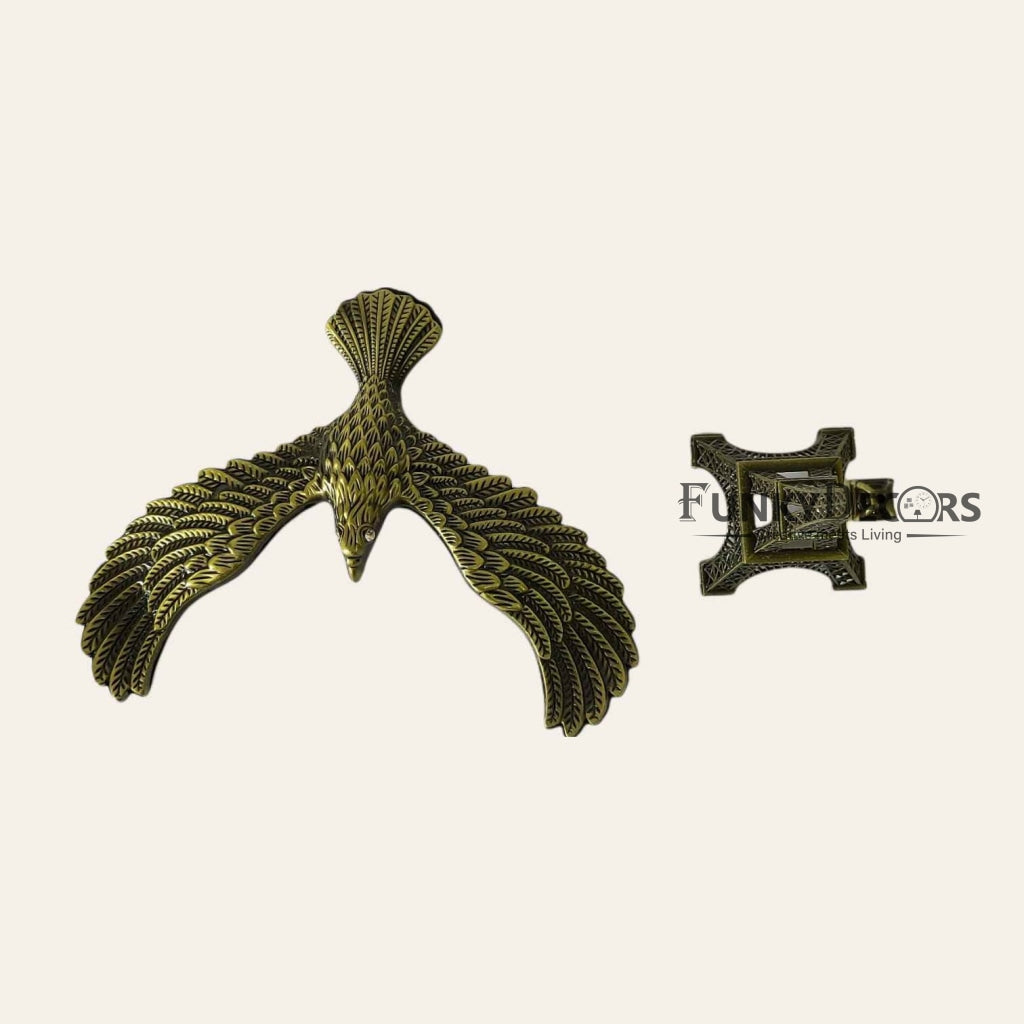 FunkyTradition Eiffel Tower Statue With Balance Eagle Metal Showpiece | Birthday Anniversary Gift