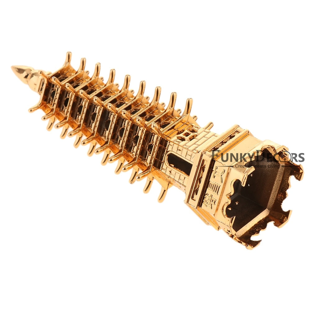 FunkyTradition Feng Shui Sanshiv Education Tower ( Pagoda ) Showpiece For Success And Happiness