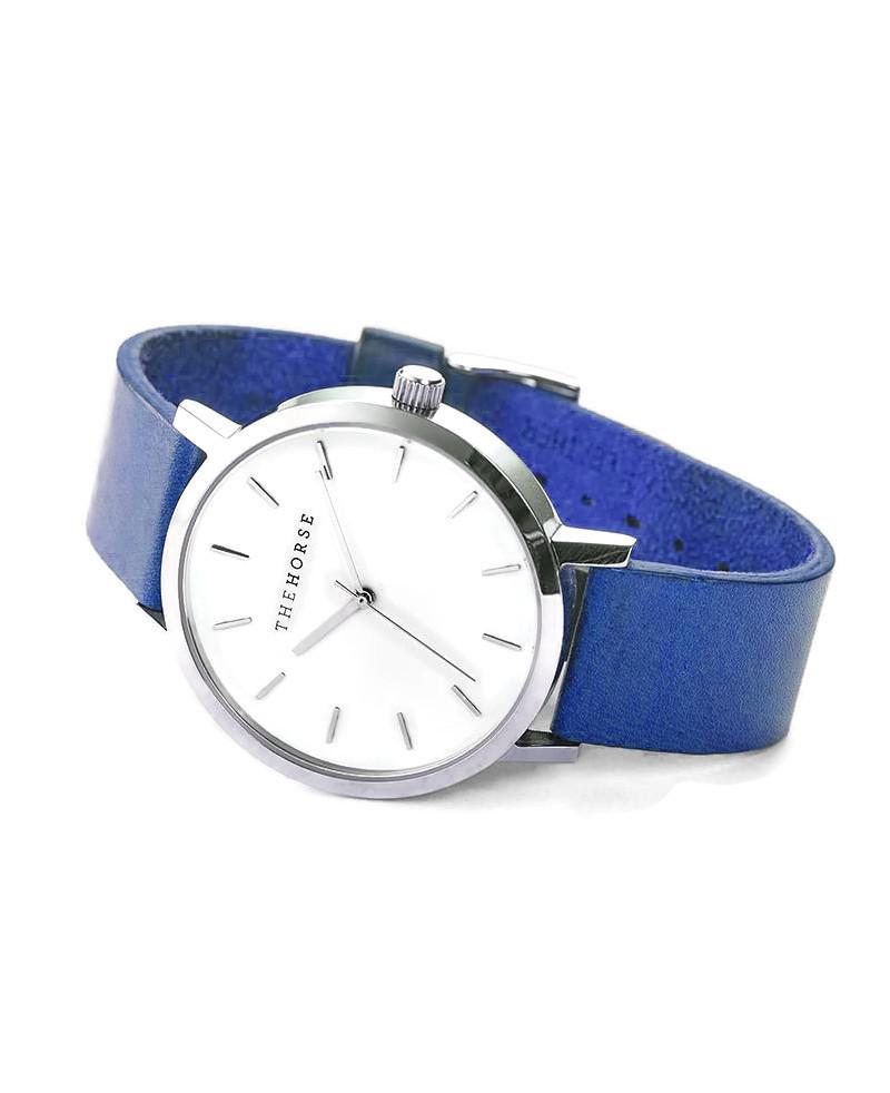 FunkyTradition Minimal Classic White Blue Watch - FunkyTradition