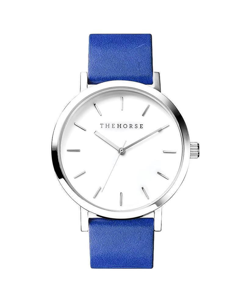 FunkyTradition Minimal Classic White Blue Watch - FunkyTradition
