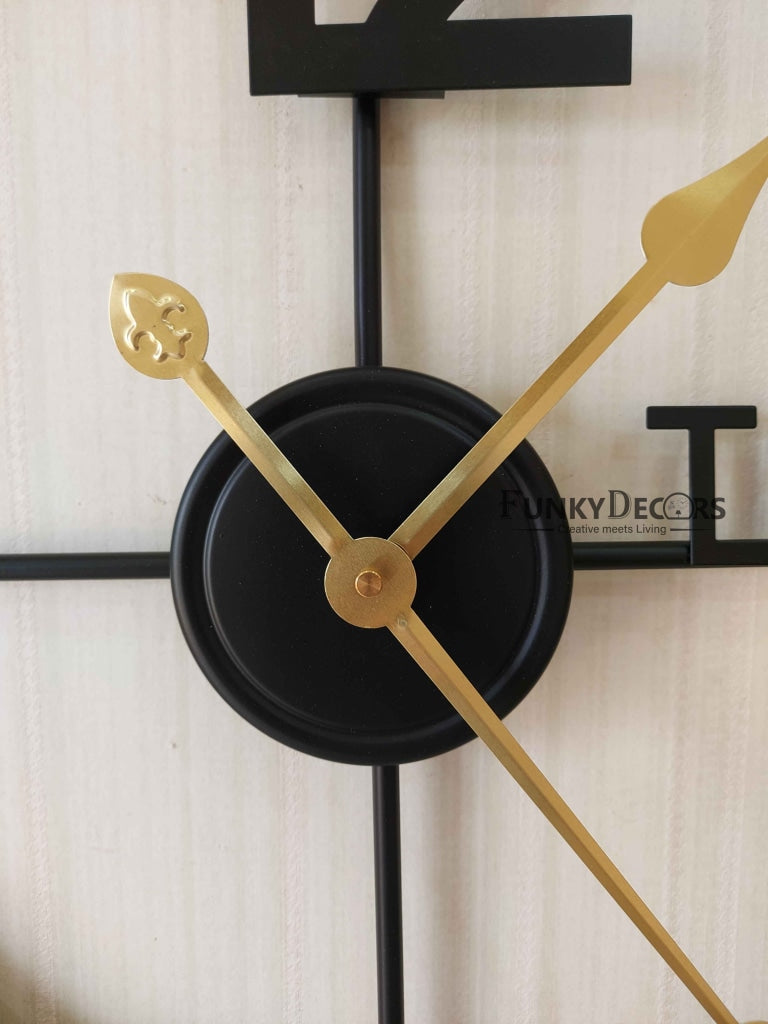 Funkytradition Minimal Design Metal Wall Clock Watch Décor For Home Office Decor And Gifts 50 Cm