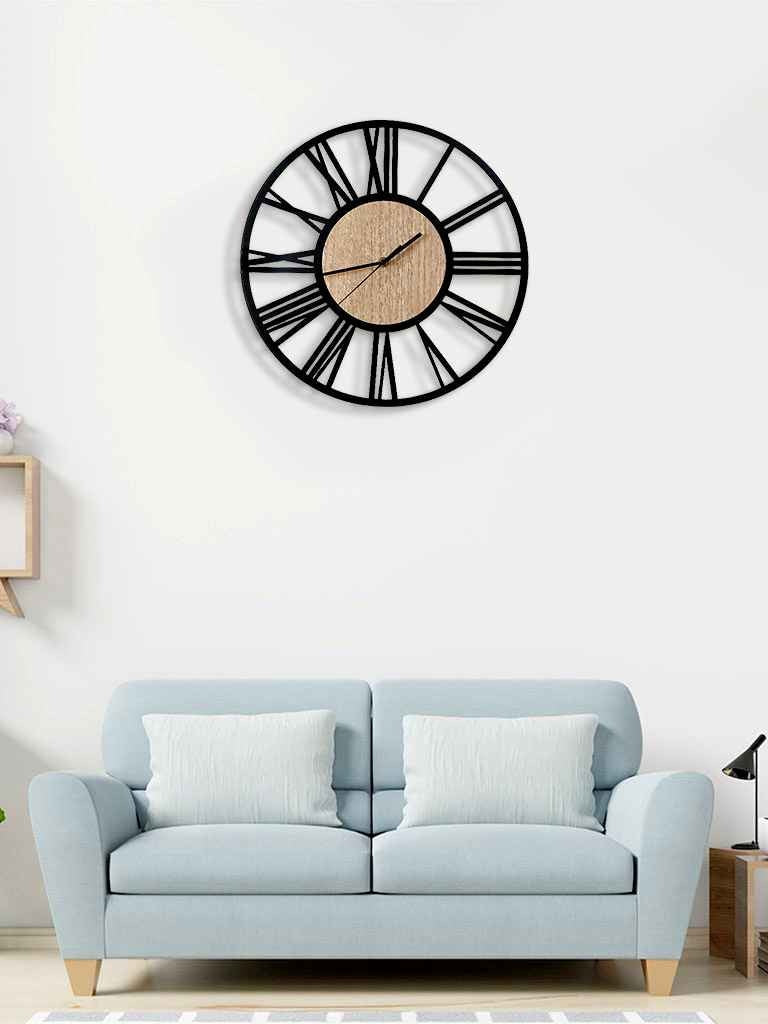 Funkytradition Minimal Metal Wall Clock Watch Decor For Home Office And Gifts Clocks