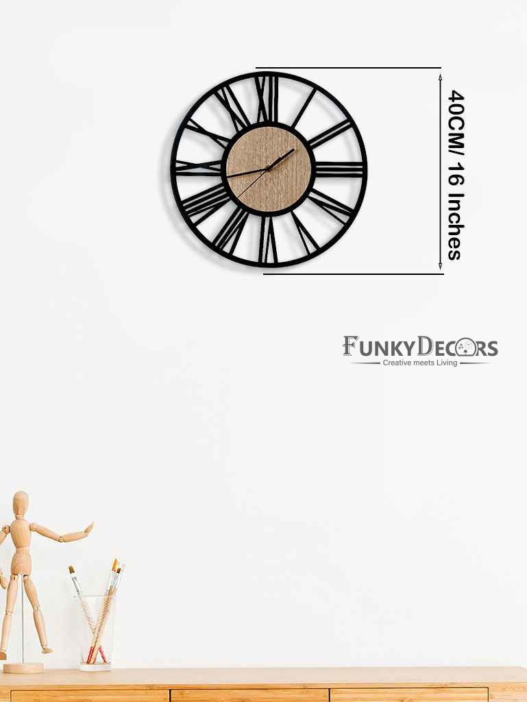 Funkytradition Minimal Metal Wall Clock Watch Decor For Home Office And Gifts Clocks