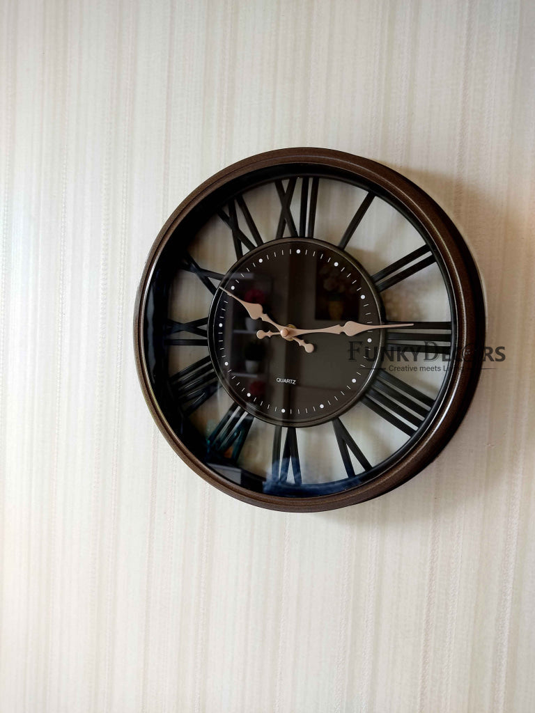 Funkytradition Minimal Wall Clock Watch Decor For Home Office And Gifts 30 Cm Tall Clocks
