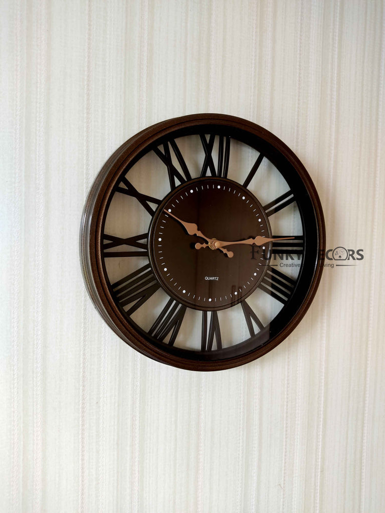 Funkytradition Minimal Wall Clock Watch Decor For Home Office And Gifts 30 Cm Tall Clocks